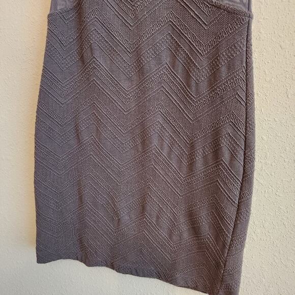 Free People Size Small Gray Textured Mesh Bodycon Mini Dress - Picture 5 of 13